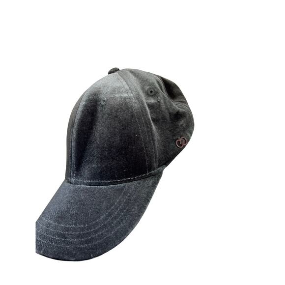 Calia Velvet Gray Baseball Cap Adjustable Strapback Black Women’s - Picture 2 of 7